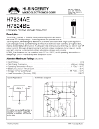 Datasheet H7824AE manufacturer Hi-Sincerity
