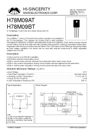 Datasheet H78M09AT manufacturer Hi-Sincerity