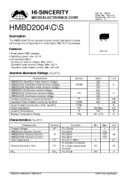 Datasheet HMBD2004C manufacturer Hi-Sincerity