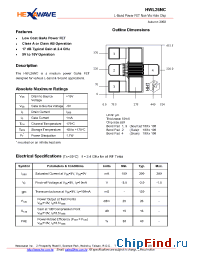 Datasheet HWL26NC manufacturer HexaWave
