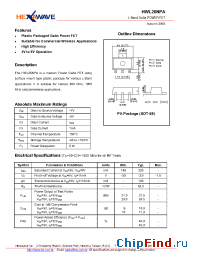 Datasheet HWL26NPA manufacturer HexaWave