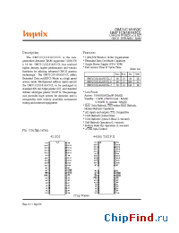Datasheet GM71C18163CL-7 manufacturer Hynix