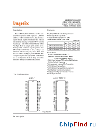 Datasheet GM71CS16160CCL manufacturer Hynix