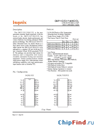 Datasheet GM71CS17403CT/CLT-5 manufacturer Hynix