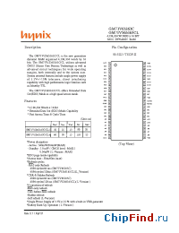 Datasheet GM71VS65163C/CL-5 manufacturer Hynix