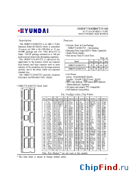 Datasheet GMM77316380CTG manufacturer Hynix