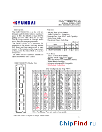Datasheet GMM7738280CTG-5 manufacturer Hynix