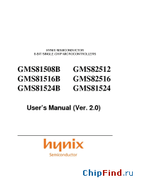 Datasheet GMS81516B manufacturer Hynix