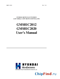 Datasheet GMS81C2012 manufacturer Hynix