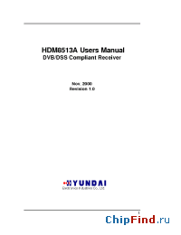 Datasheet HDM8513 manufacturer Hynix
