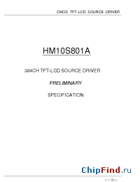 Datasheet HM10S801A manufacturer Hynix