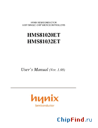 Datasheet HMS81020ET20D manufacturer Hynix