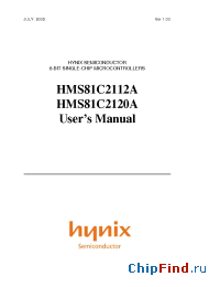 Datasheet HMS81C2120AQ manufacturer Hynix