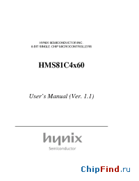 Datasheet HMS87C4260 manufacturer Hynix