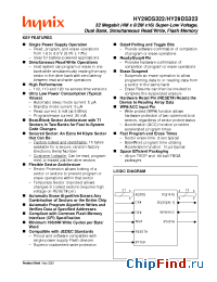 Datasheet HY29DS322-TF manufacturer Hynix
