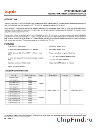 Datasheet HY57V561620HT-K manufacturer Hynix