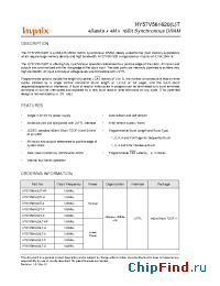 Datasheet HY57V561620T manufacturer Hynix