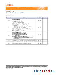 Datasheet HY57V641620ELTP-5 manufacturer Hynix