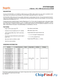 Datasheet HY57V651620BTC manufacturer Hynix