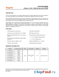 Datasheet HY57V653220B-55 manufacturer Hynix