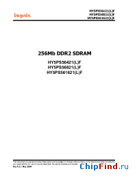 Datasheet HY5PS561621F manufacturer Hynix