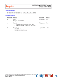 Datasheet HY62KT08081E-DGI manufacturer Hynix