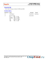Datasheet HY62UF16806B manufacturer Hynix