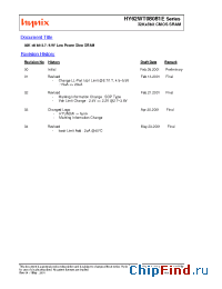 Datasheet HY62WT08081E-DPC manufacturer Hynix