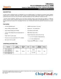 Datasheet HYM71V16635ALT8-K manufacturer Hynix