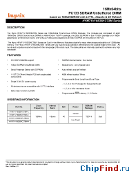 Datasheet HYM71V16635HCLT8M-H manufacturer Hynix