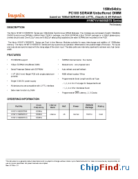 Datasheet HYM71V16655BT8 manufacturer Hynix