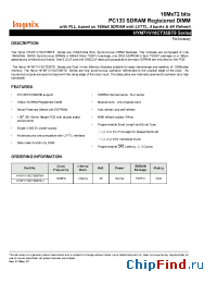 Datasheet HYM71V16C735BT8 manufacturer Hynix