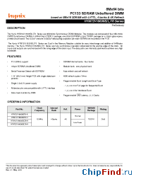 Datasheet HYM72V16636BLT6 manufacturer Hynix