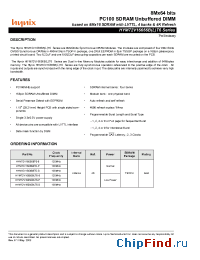 Datasheet HYM72V16656BT6-8 manufacturer Hynix