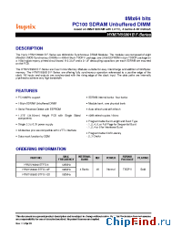 Datasheet HYM7V65801BTFG-10P manufacturer Hynix