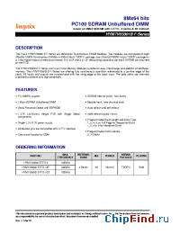 Datasheet HYM7V65801BTFG-10S manufacturer Hynix