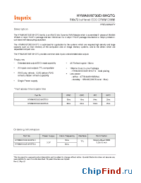 Datasheet HYMA6V8730E18HGTG-45 manufacturer Hynix