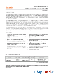 Datasheet HYMD1166458-H manufacturer Hynix