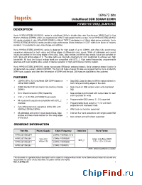 Datasheet HYMD116725BL8-M manufacturer Hynix