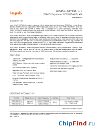 Datasheet HYMD116G7258 manufacturer Hynix