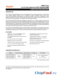 Datasheet HYMD116G725AL8M manufacturer Hynix