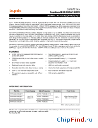 Datasheet HYMD116G725B8 manufacturer Hynix