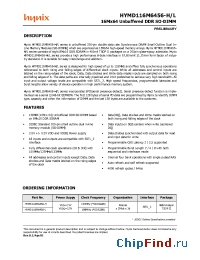 Datasheet HYMD116M6456 manufacturer Hynix