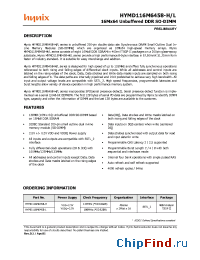 Datasheet HYMD116M6458 manufacturer Hynix