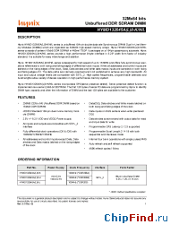 Datasheet HYMD132645AL8 manufacturer Hynix