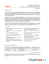 Datasheet HYMD1327258 manufacturer Hynix