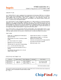 Datasheet HYMD132G7254 manufacturer Hynix