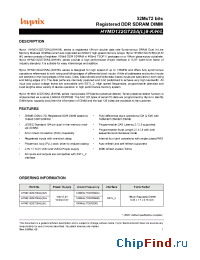 Datasheet HYMD132G725A8 manufacturer Hynix