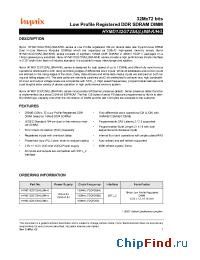 Datasheet HYMD132G725A8M manufacturer Hynix