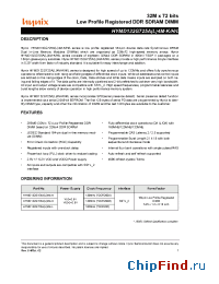 Datasheet HYMD132G725AL4M-H manufacturer Hynix